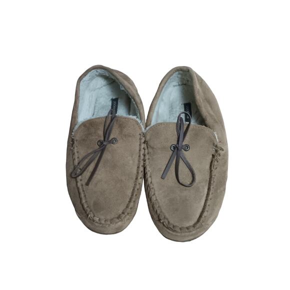 Dockers Slippers Men Size 9.5 to 10.5 Boater Moccasin Tan - Picture 1 of 3